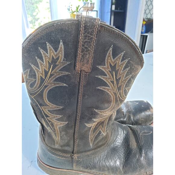 Ariat Men's Workhog Boots leather composite toe Waterproof size 11 Used - Picture 6 of 8